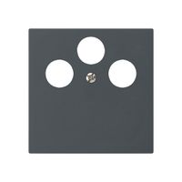 Placca frontale kallysto per R&M HWS antracite 3×coass.SAT