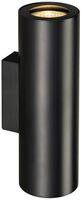 Lampada a muro SLV ENOLA_B UP/DOWN, 2×GU10 50W IP20 nero opaco
