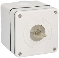 AP-Stufenschalter NEVO 1P, IP21, 1-2-3-4, Zyl.1007F, Abz.9h, Plan 5000, ws