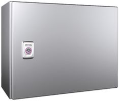 Armoire compacte Rittal AX, 1 porte, IP66, 380×300×210mm, acier fin V2A