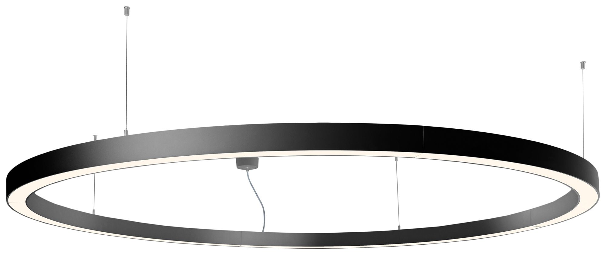 Lampada sospesa LED Sylvania Nilo 85W 9570lm 840 DALI Ø1200mm nero