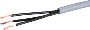 Steuerkabel LiYY 3×0.75mm² nummeriert grau