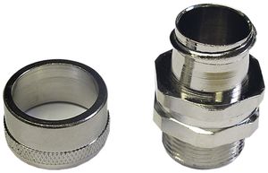 Raccordo per tubi Plica S-B, M20 Ø20mm ottone nichelato IP40