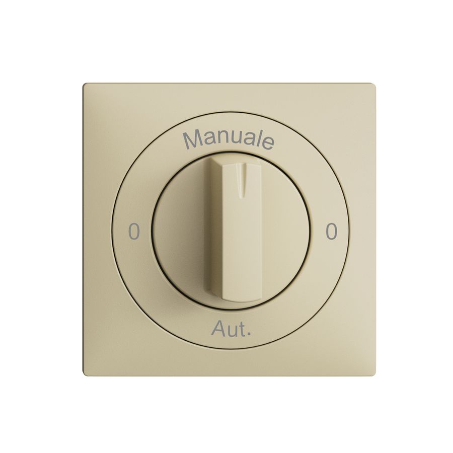 Kit front. 0-Manuale-0-Aut.van EDIZIOdue 60×60mm per interr.rot