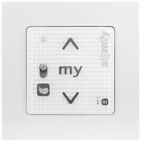 AP-RF-Wandsender Somfy Smoove RS100 io, mit Rahmen, Pure