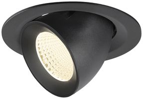 LED-Downlight SLV NUMINOS GIMBLE M 12W 1900lm 4000K MB DALI Ø135×95 schwarz