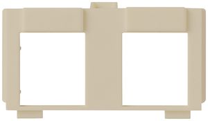 Modul kallysto 2×RJ45 Keystone beige