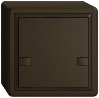 Poussoir KNX RGB AP EDIZIO.liv SNAPFIX® capteur temp.s.LED 1× comm.2T br