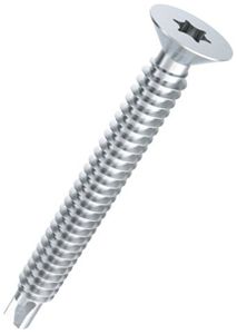 Vis de forage à tête fraisée FERRONORM TX20mm Ø3.9×45mm acier zingué