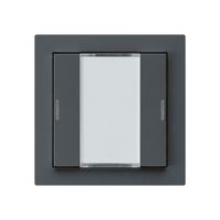 Poussoir ENC kallysto A KNX 2× LED RGB s/e-link anthracite