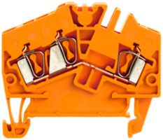 Durchgangs-Reihenklemme Weidmüller ZDU 2.5-2/3AN Zugfeder 2.5mm² TS35 orange