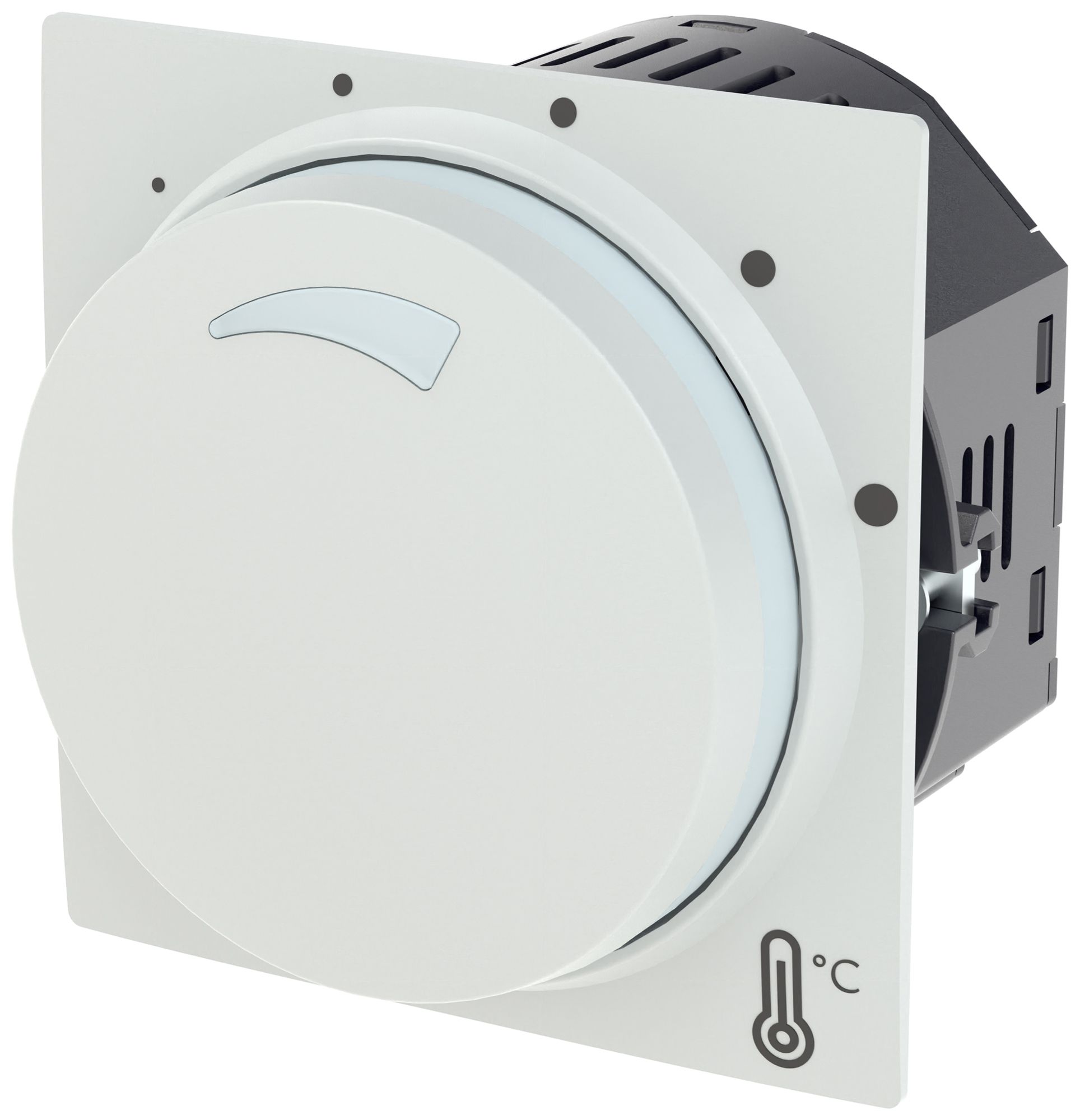 Termostato ambiente ABB SIDUS E riscaldamento NO 230VAC/10A 5…30°C bi