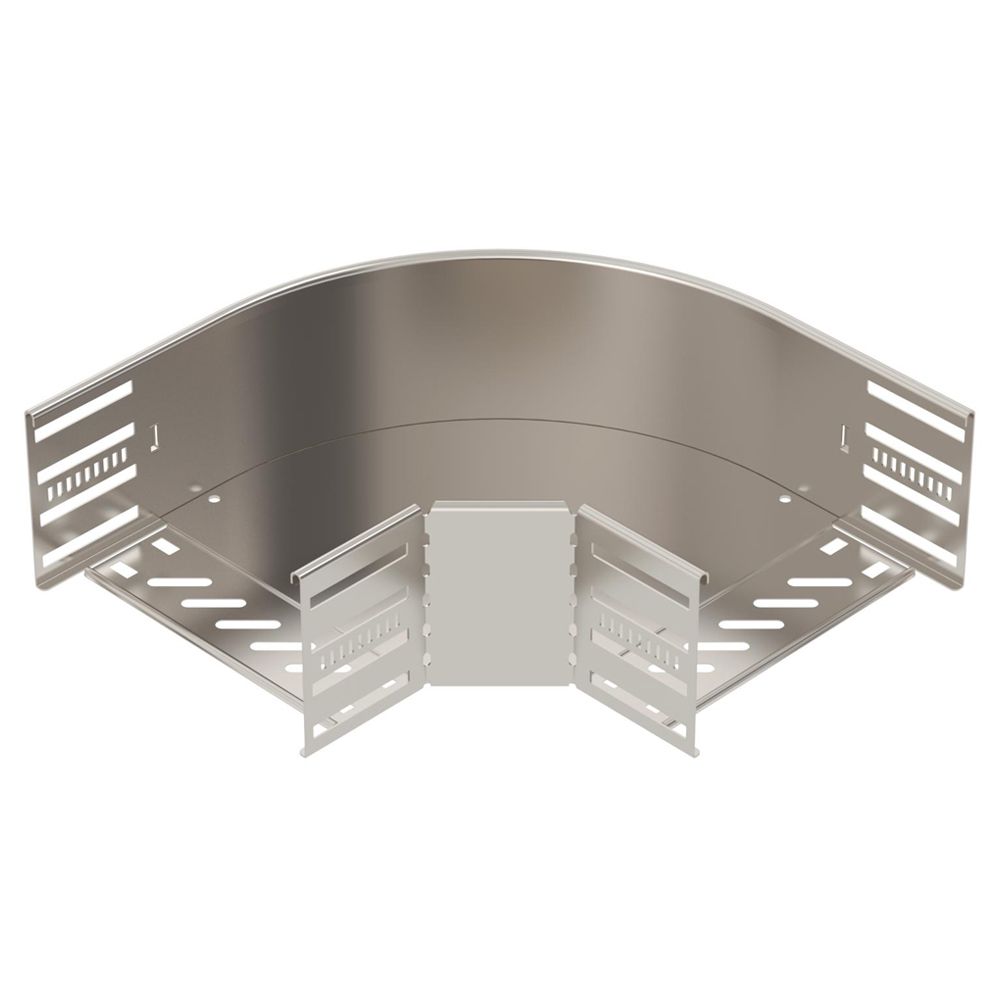 Bogen BET RB 90° 110×200mm Edelstahl A2 blank
