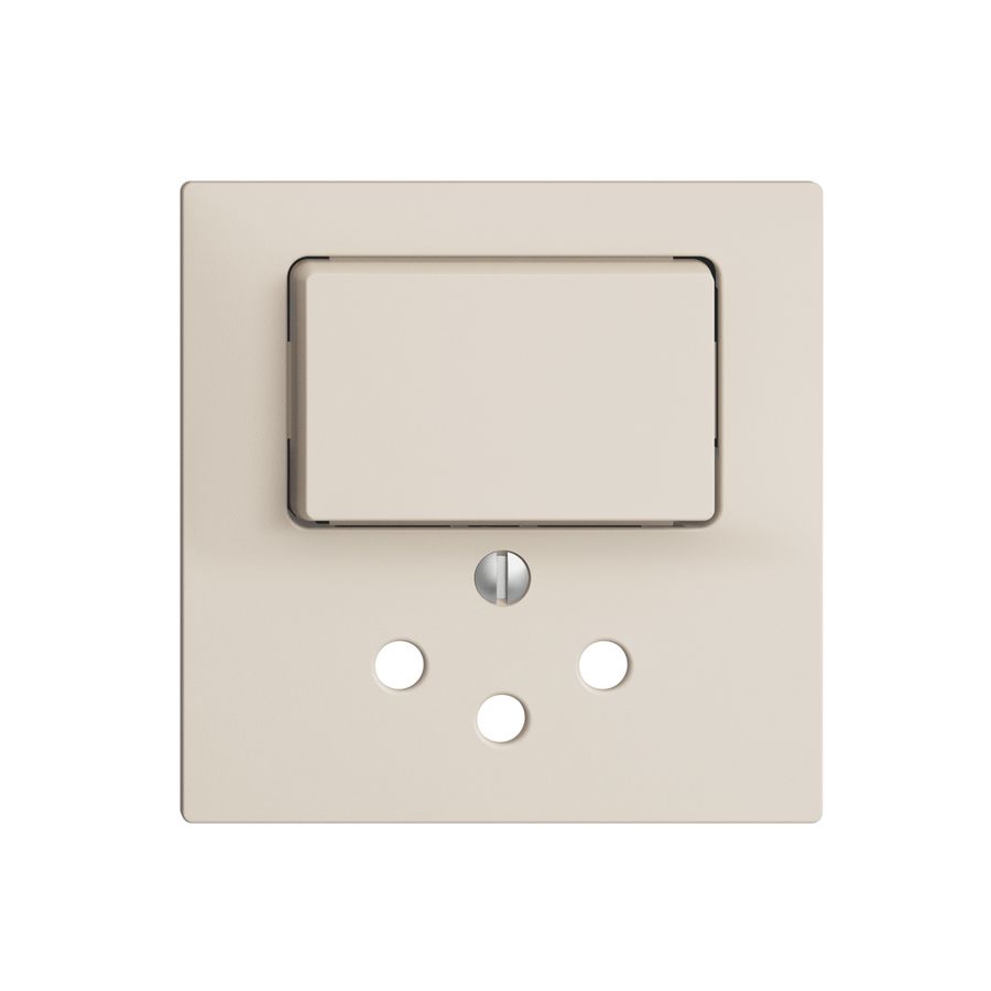 Kit frontale EDIZIOdue crema, 60×60mm T12 con shutter