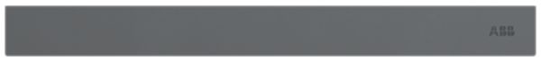 Abschlussleiste ABB-Welcome, für IP touch 10, grau