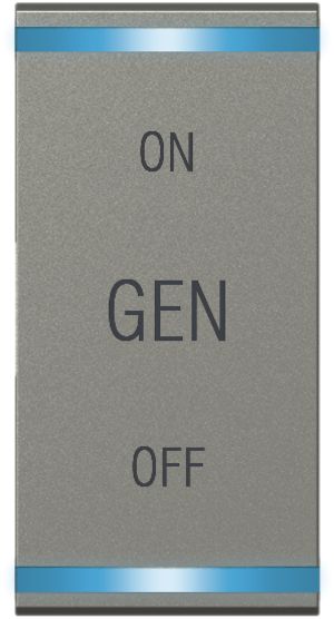 UP-Leuchtwippe Legrand magnesium, GEN 1 Modul