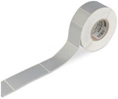 Etikettenrolle WAGO 25×50mm silber 500 Stk./Rolle, unbedruckt