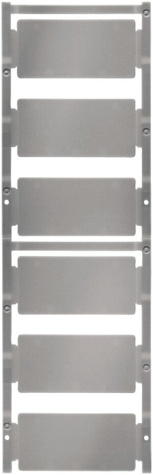 Marcatore per apparecchi Weidmüller MultiCard CC 30×60mm PA66 argento