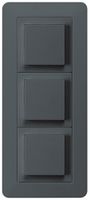UP-Kombination kallysto.trend Gr.I-I-I vertikal 3×Schalter S3 anthrazit