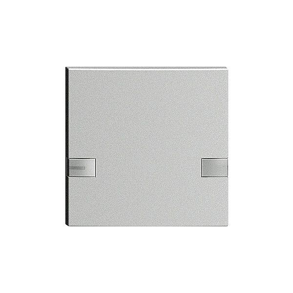 Touche 1/1 KNX/électron.a.LED EDIZIOdue commande à 2-touches silver