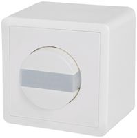 Interrupteur KNX AP Luxomat IS AP DX, design EDIZIOdue blanc