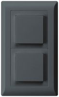 Combinaison ENC kallysto.line grd.I-I verticale 2×poussoir anthracite