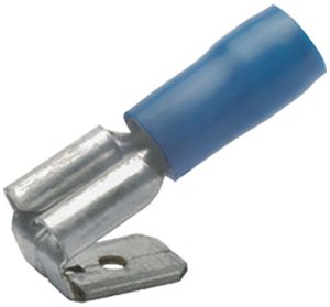 Flachsteckhülse FERR KSP teilisoliert PC 6.3×0.8mm 1.5…2.5mm² bl