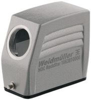 Boîtier pour fiche Weidmüller HDC 10A étrier lg.partie inf.grd.2 1×PG16 latéral