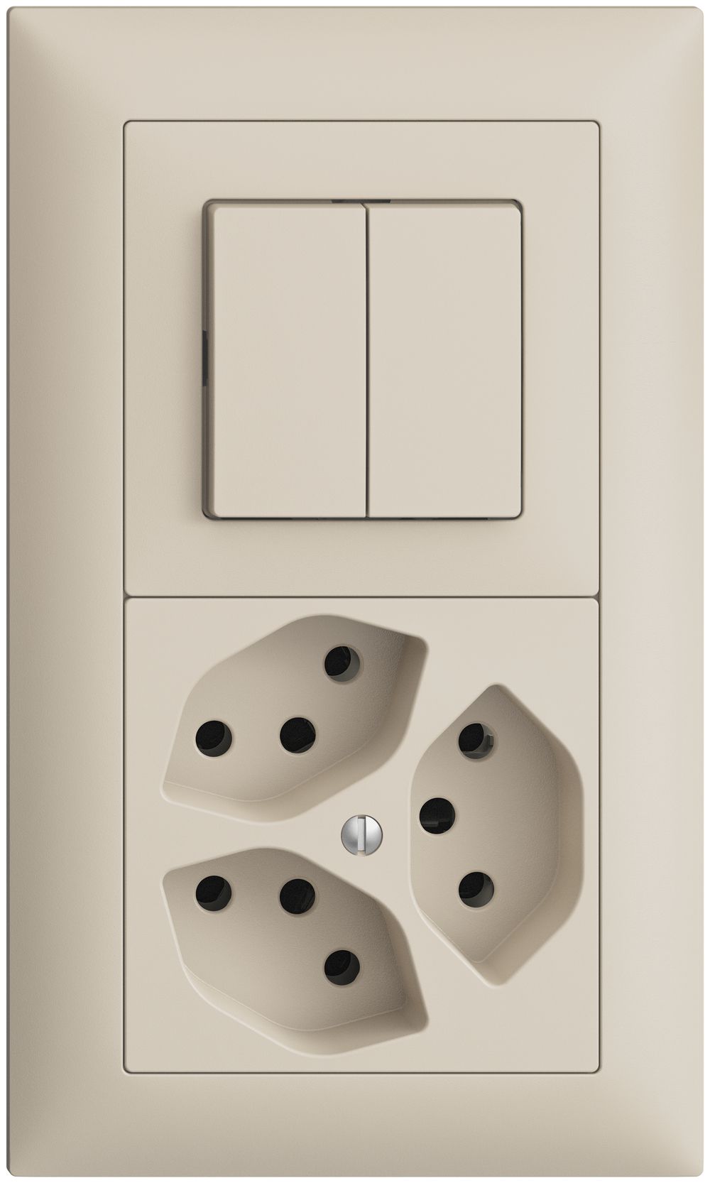 Combinaison ENC EDIZIOdue 1/1P+3×T13 crema