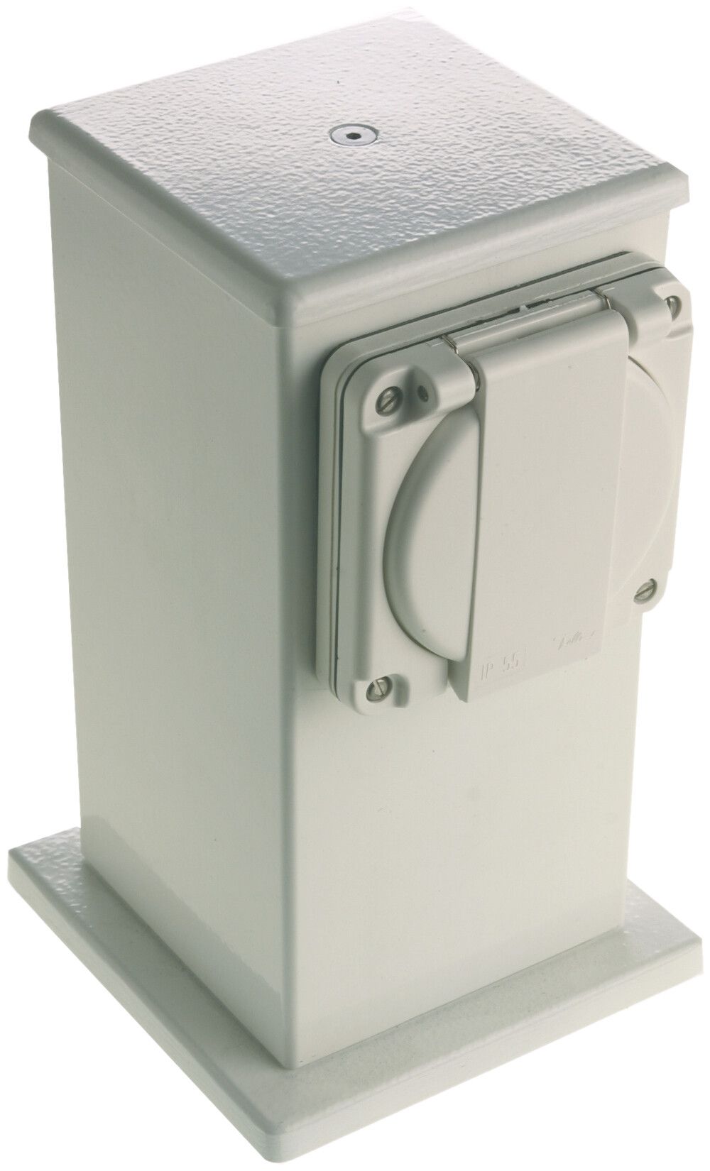 Potelet de raccordement Ellipse h=200 avec 1 alésage IP54 blanc vide