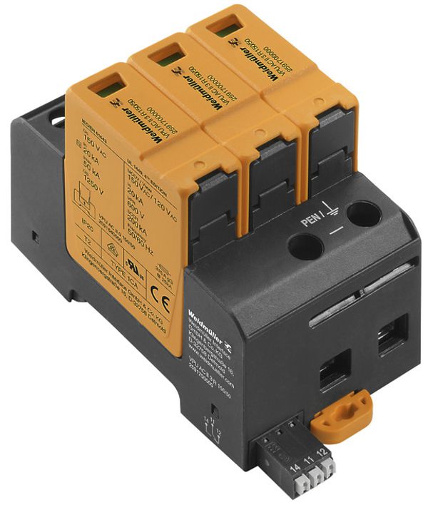 Überspannungsableiter Weidmüller VPU AC II 3 R 150/50