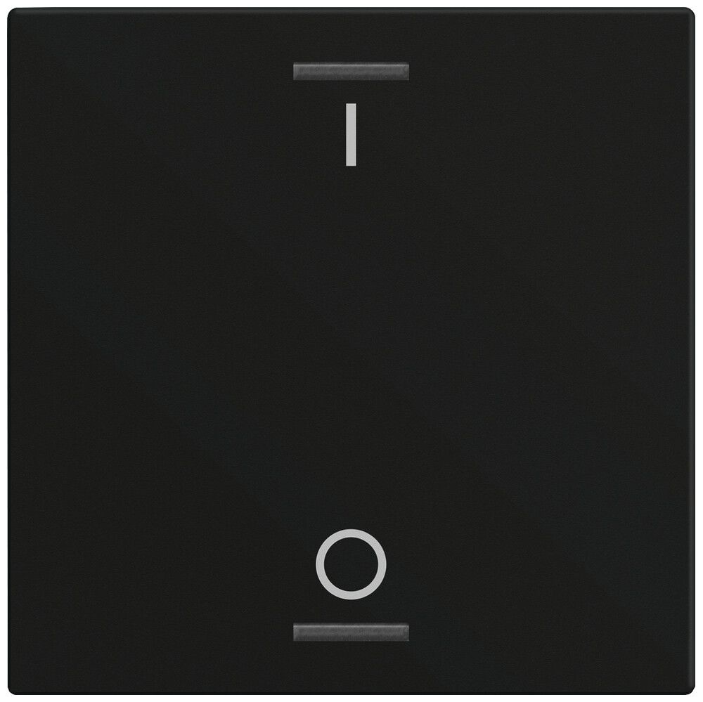 Bascule MDT TAL-60W1B16.02 1t/2a p.touches tactiles noir mat "I/O"