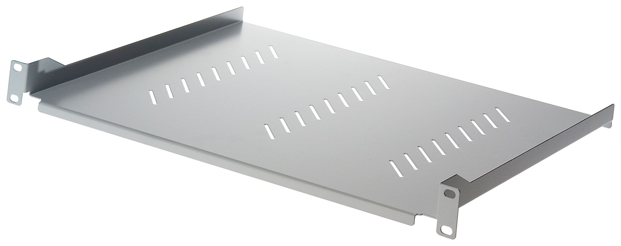 Geräteboden R&Mfreenet 19"×310mm 1HE 15kg grau