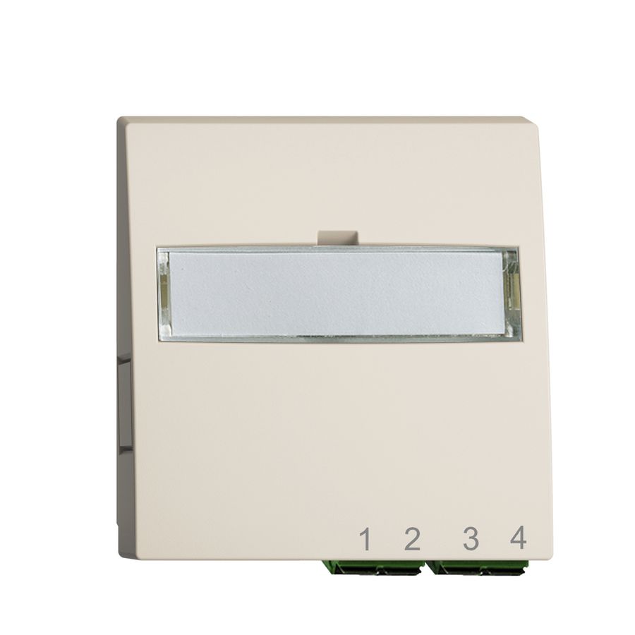 UP-Anschlussdose FTTH EDIZIOdue FH 2×LC APC Duplex F crema