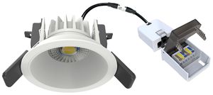 LED-Downlight DOTLUX MULTIsnap 6W 685lm 2700…4000K IP20/IP44 WB DIM Ø90mm weiss