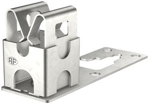 Supporto per conduttore FL 33 per eternit piatto, acciaio inossidabile A2