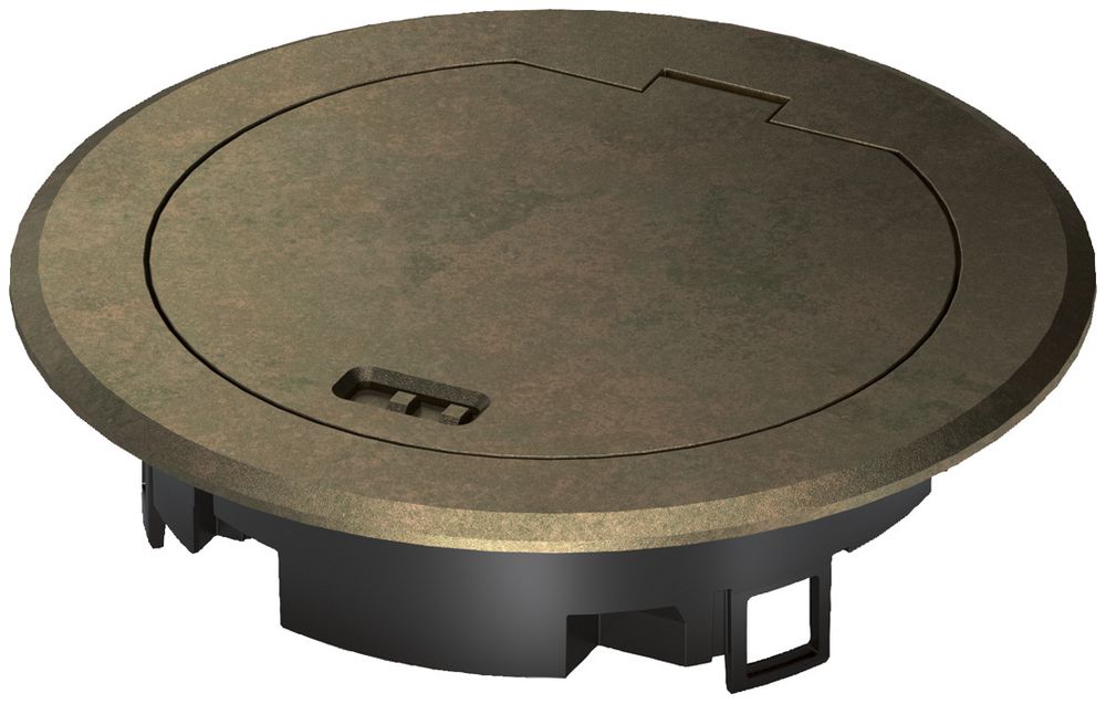 Klappdeckel Hager für BSR02 Metall Messing