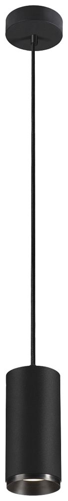 LED-Pendelleuchte SLV NUMINOS M PHASE 20W 2060lm 4000K 60° Ø85×185mm schwarz