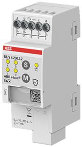 REG-Binäreingang KNX ABB BE/S4.230.3.2 4-Kanal 10…230V