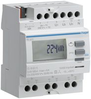Compteur d'énergie Hager KNX 3LN mesure du transformateur 5A