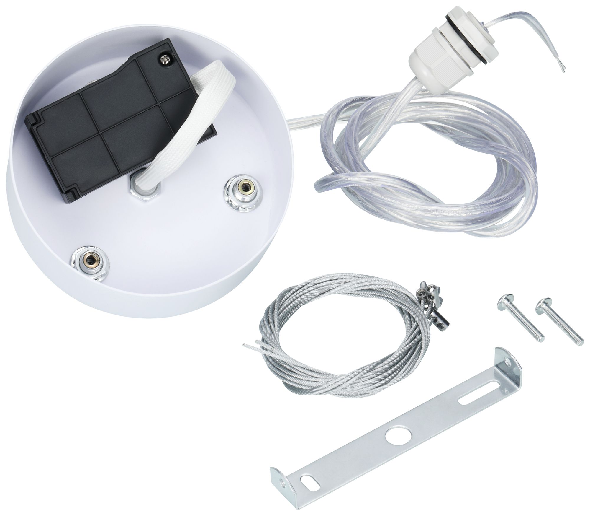 Suspension à corde Sylvania SylRadiance acier 1500mm blanc