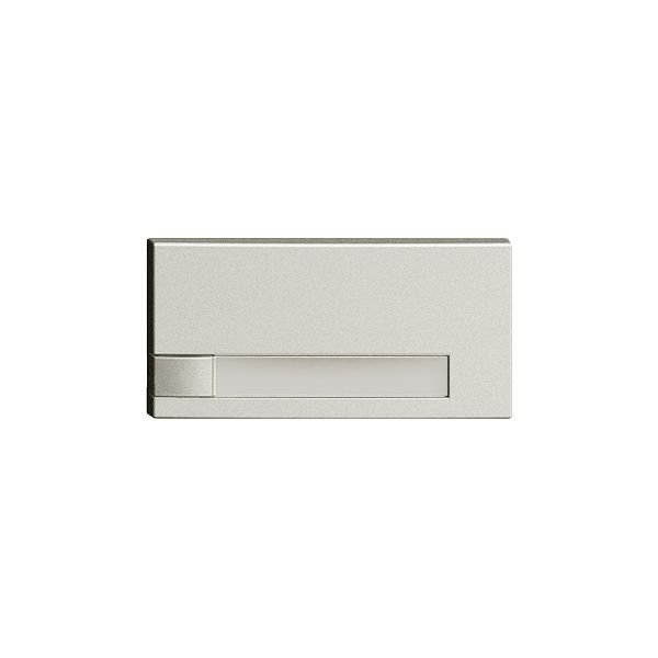 Touche 1/2 KNX/électron.s.LED+ pap.EDIZIOdue commande 1×gris clair