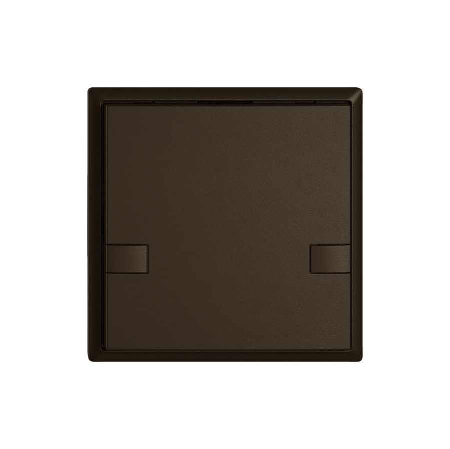 Pulsante KNX RGB EDIZIO.liv SNAPFIX® sensore temp.s.LED 1× com.2T ma