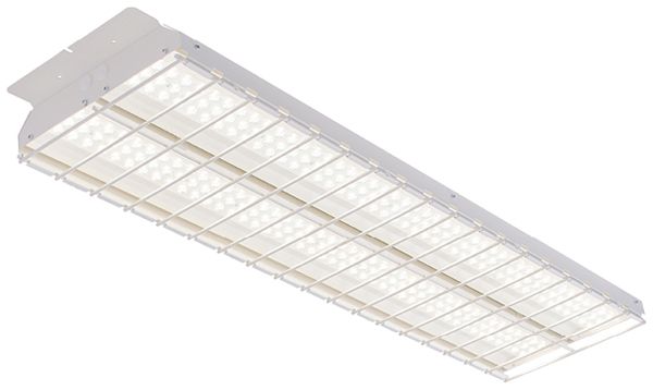 Plafonnier LED SG Arena Sport 155W 22400lm 840 IP23 DALI 1256×235mm blanc