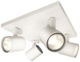 Spot Philips MYL Runner GU10 4×20W DIM weiss