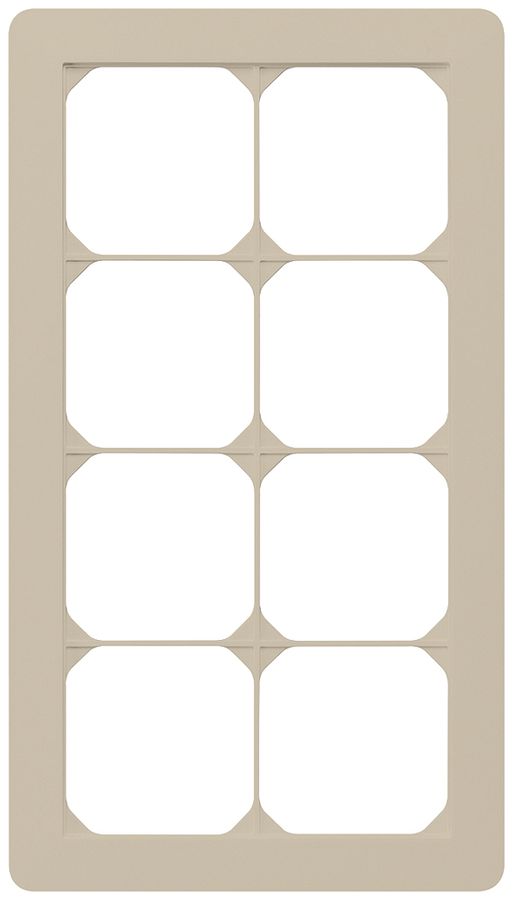 UP-Abdeckrahmen kallysto.trend 4×2 beige 154×274mm