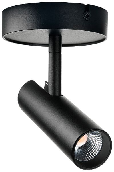 Spot LED SG Tube Micro 7W 340lm 920…928 36° REG Ø102×135×25mm nero