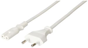 Câble d'appareil MH, T26/C7, Tdlf 2×0.75mm² 1.8m, blanc