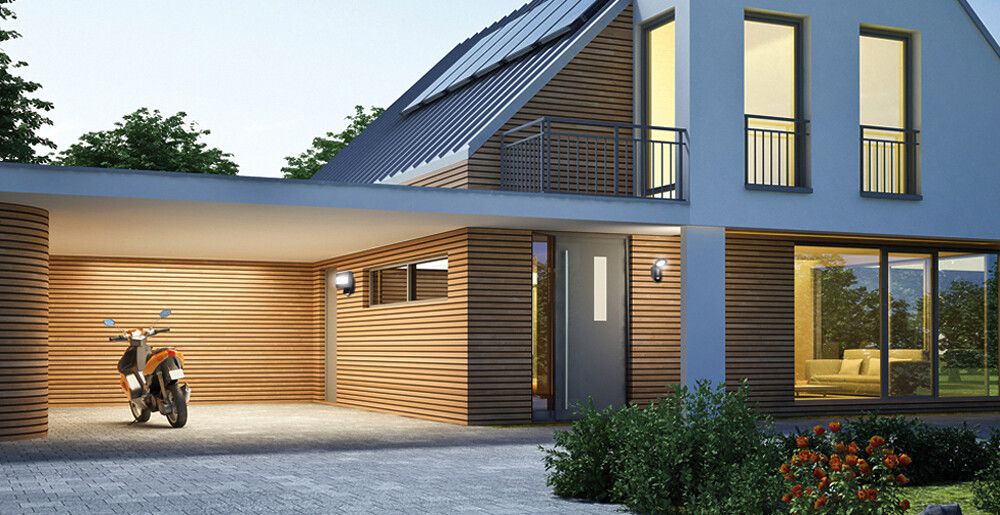 Proiettore automatico ESYLUX AOL 200 LED 3K, 17W 3000K, bianco