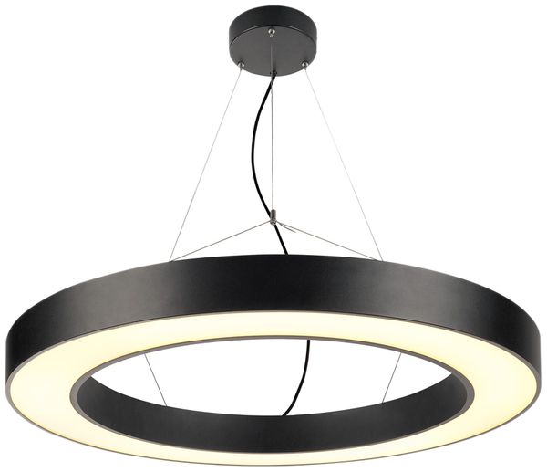 LED-Pendelleuchte SLV MEDO RING 90 55W 3945lm 3000K IP20 schwarz